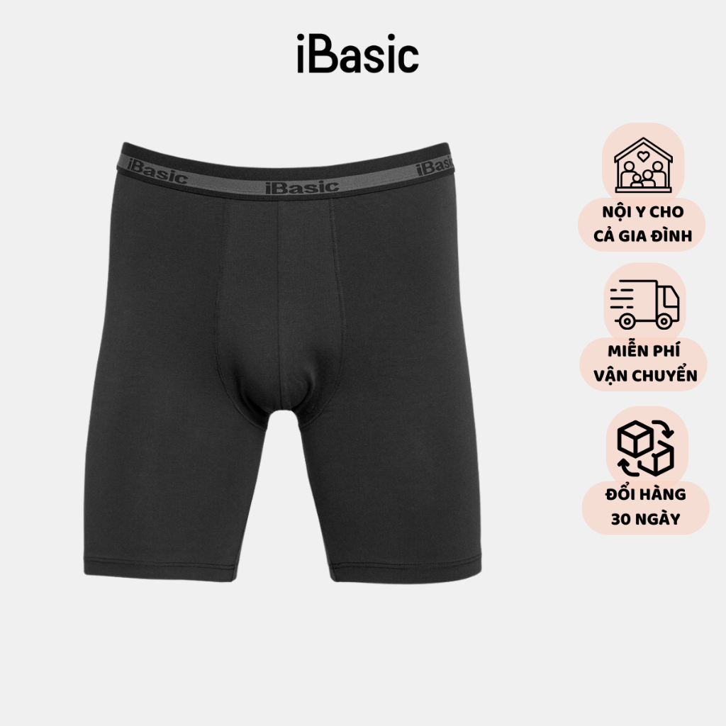 Quần lót Nam cotton đùi dài iBasic PANM076