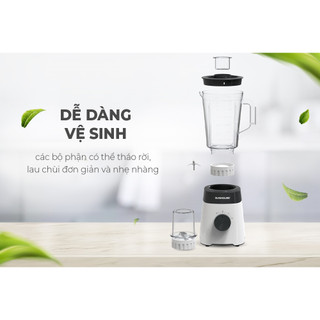 Máy Xay Sinh Tố Đa Năng Sunhouse SHD5114 Công suất 450W, Dung Tích 1,5lít, Với 3 Chức Năng, BH 2 năm
