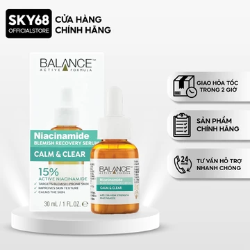 Tinh Chất Balance Active Formula Niacinamide 15% Blemish Recovery Serum 30ml