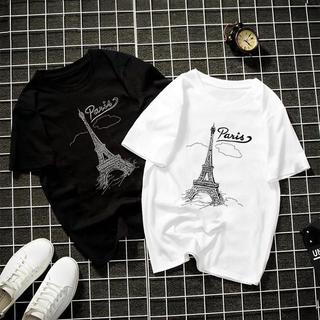 Áo Thun Unisex Nam Nữ Form Rộng Tay Lỡ In Hình Tháp Effiel Paris Thời Trang Chất Thun Mỏng Nhẹ Mềm Mịn