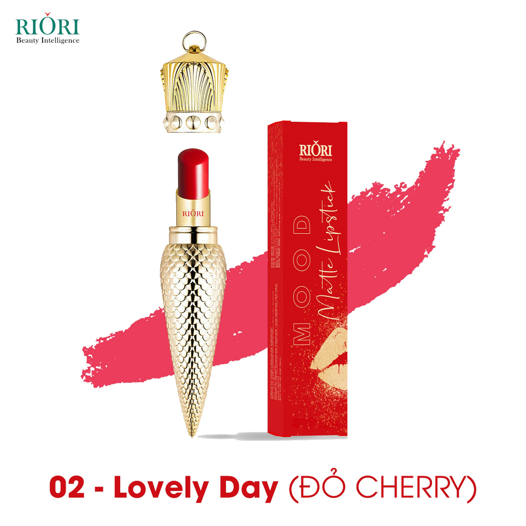 Ảnh Son Sáp Dưỡng Mềm Mịn RIORI HANA - MOOD MATTE LIPSTICK 4.5g 4