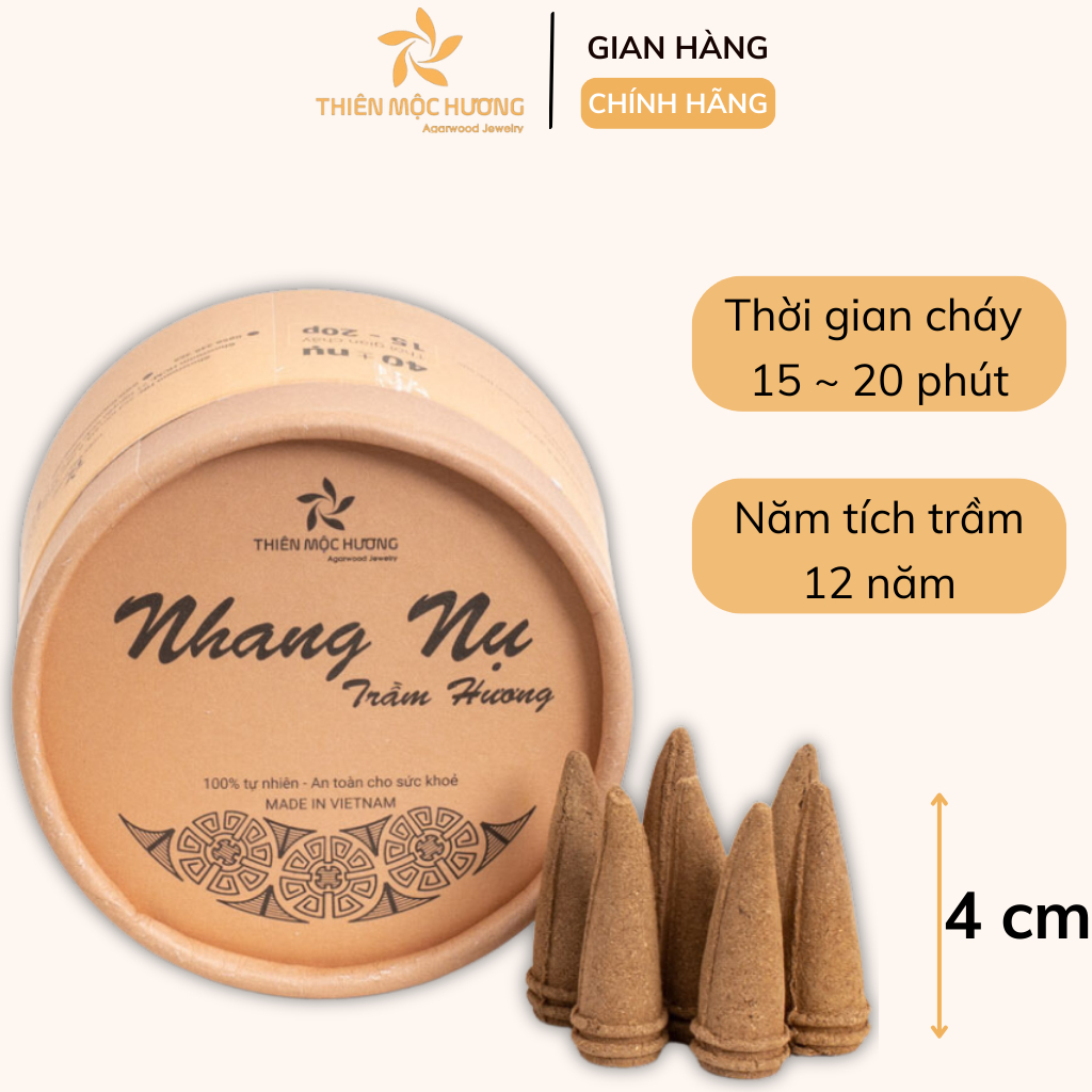 Ảnh Nhang nụ trầm hương khói ngược THIÊN MỘC HƯƠNG tặng 1 thác khói, hương nụ xông nhà thơm, đón tài lộc 3