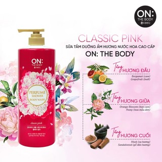 Sữa Tắm Hương Nước Hoa ON The Body (500g, 1000g)