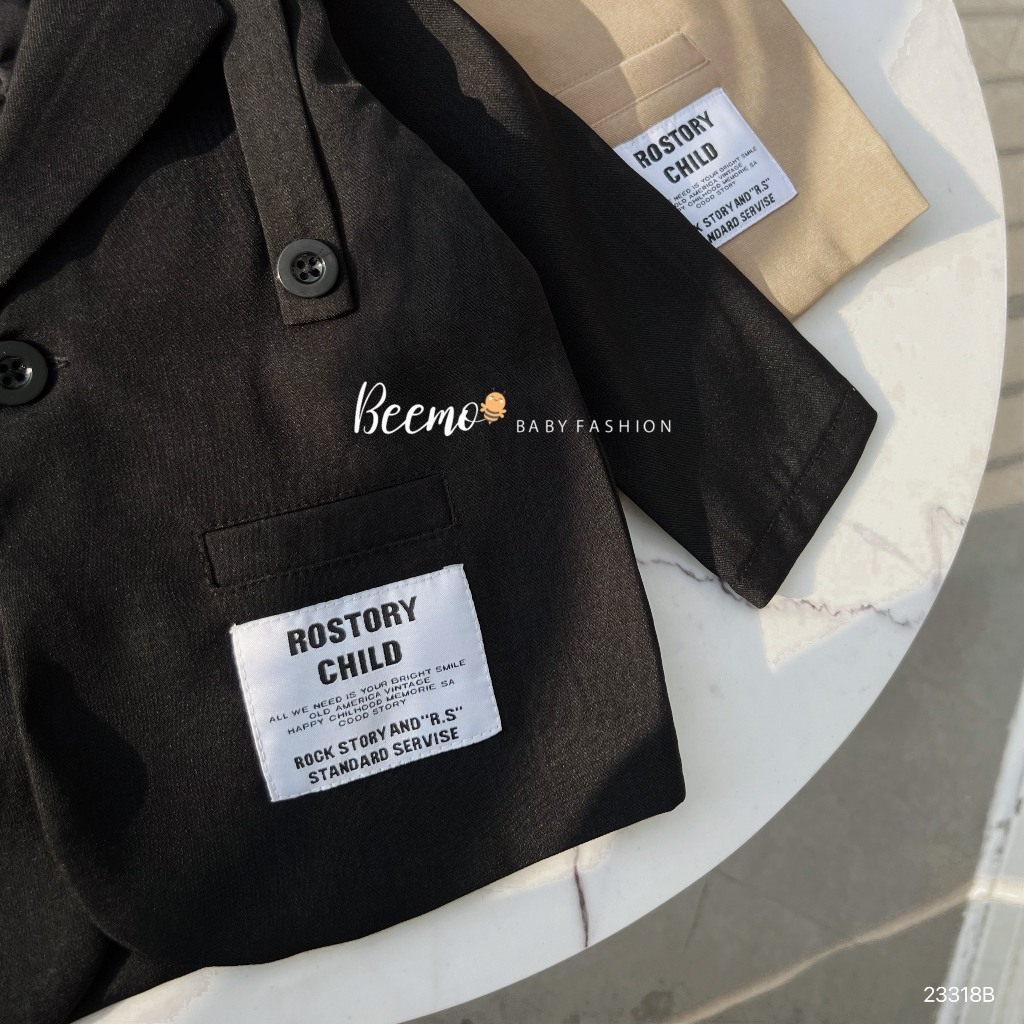 Bộ vest công tử bé trai, set compet phong cách Hàn Quốc cho bé trai hàng thiết kế Bernie