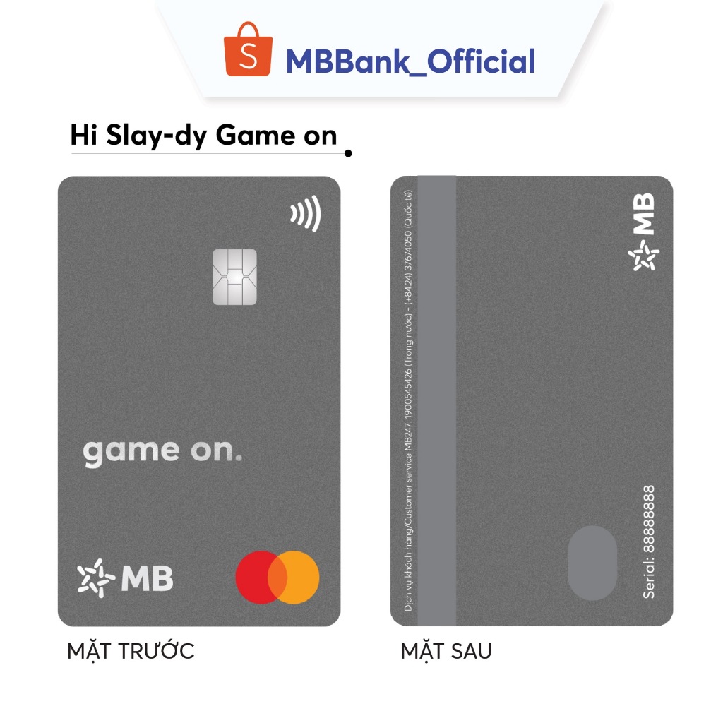 [Evoucher & Dịch vụ] Dịch vụ phát hành thẻ MB Hi Collection - Bộ sưu tập Hi Slay-dy Mastercard (Dark Version) | BigBuy360 - bigbuy360.vn