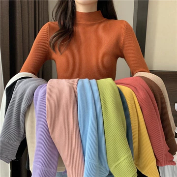 Áo len tăm nữ cổ 3p phân ,áo len tăm cổ 3p, áo len tăm body, áo len tăm co dãn, áo len mùa đông, áo thu đông