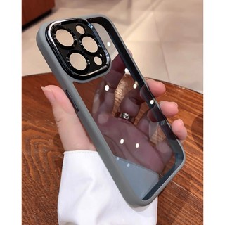 Ốp MEIRUYI2 cao cấp lưng trong cứng viền TPU màu bảo vệ camera cho ip 15promax 15pro