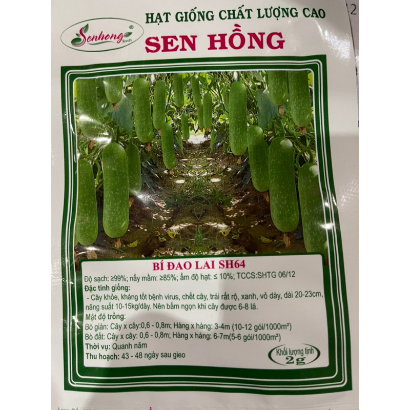 Hạt Giống Bí Đao Sen Hồng Lai F1 SH64 | Shopee Việt Nam