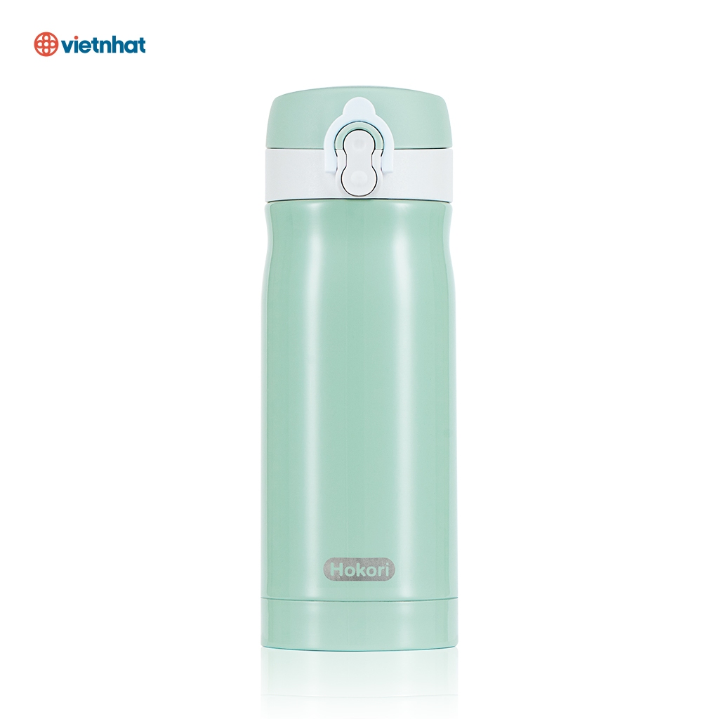 Bình Giữ Nhiệt Sunny 350ml Hokori 0121,Bình đựng nước giữ nhiệt lớn tiện lợi lõi inox 304 không gỉ, giữ nước tốt