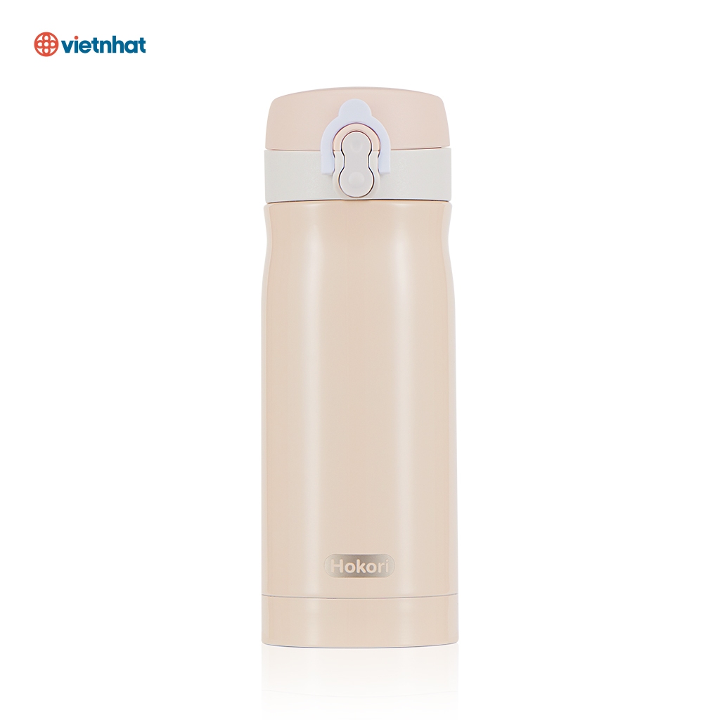 Bình Giữ Nhiệt Sunny 350ml Hokori 0121,Bình đựng nước giữ nhiệt lớn tiện lợi lõi inox 304 không gỉ, giữ nước tốt