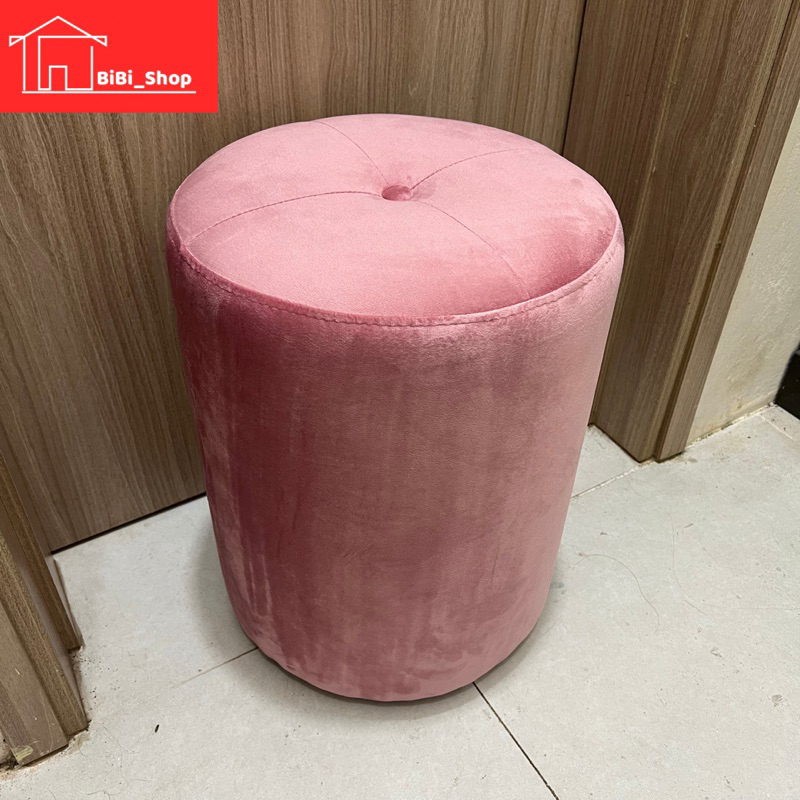 Ghế Đôn Sofa Ghế Bàn Trang Điểm Kích Thước 35x35x45cm - Bọc Mút Dày Dặn - HOÀN TIỀN 100% NẾU KHÁCH KHÔNG HÀI LÒNG