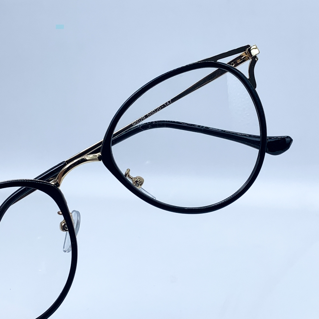 Gọng Kính Cận Mắt Mèo Thời Trang LemonEyewear Chất Liệu Kim Loại LE90029