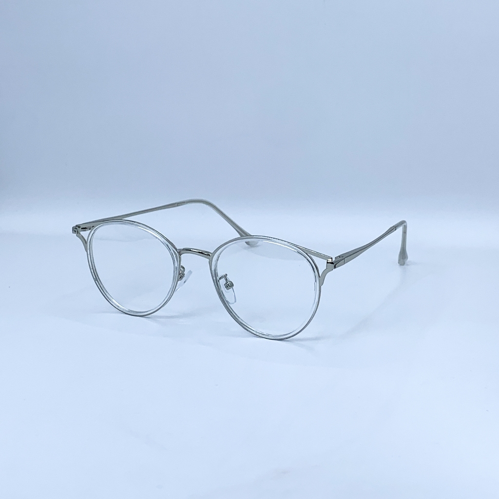 Gọng Kính Cận Mắt Mèo Thời Trang LemonEyewear Chất Liệu Kim Loại LE90029
