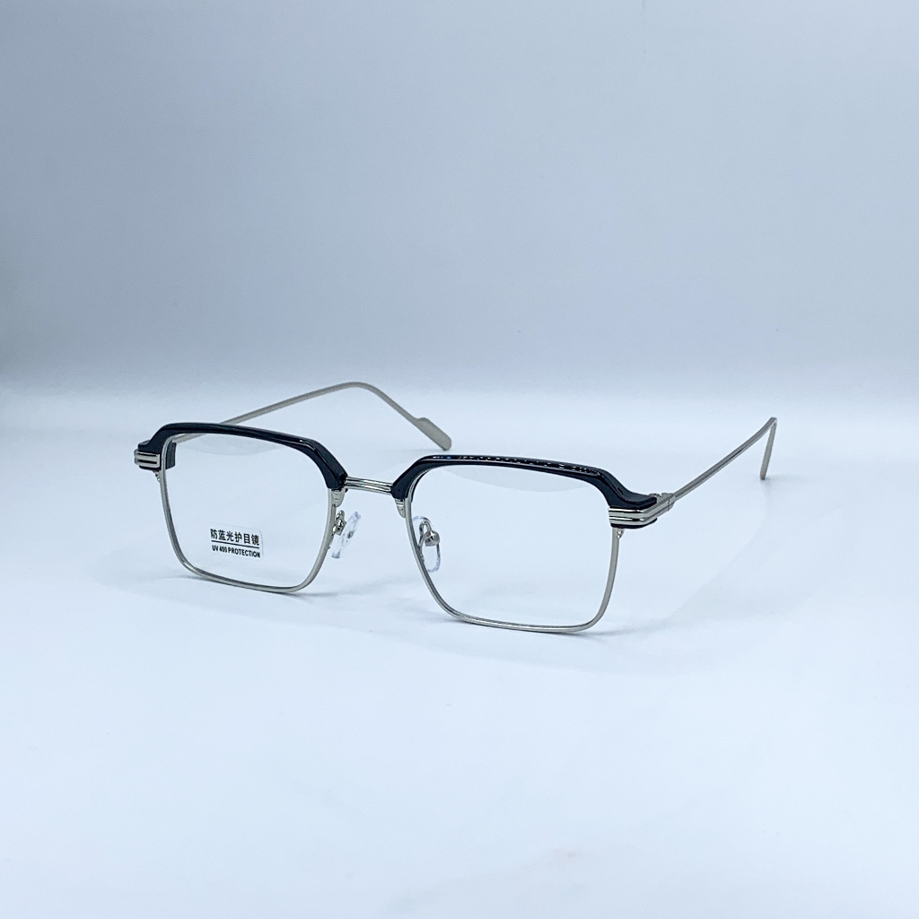 Gọng kính cận, giả cận Clubmaster mắt vuông LemonEyewear thời trang LE21102