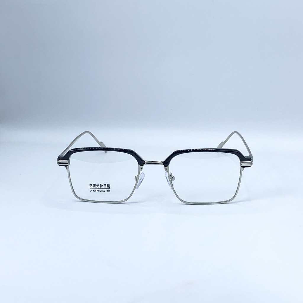 Gọng kính cận, giả cận Clubmaster mắt vuông LemonEyewear thời trang LE21102