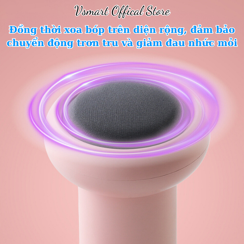 Máy massage cầm tay, Máy mát xa toàn thân, Súng Massage cầm tay 5 đầu mát xa 6 chế độ Giảm Đau-Nhức-Mỏi Vượt Trội