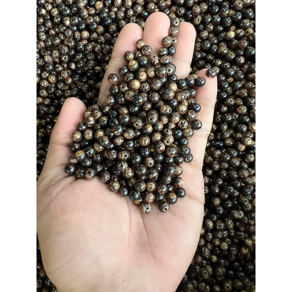 Hạt (Lẻ) Trầm Hương Tự Nhiên sánh chìm, Dùng Mix Vòng Tay Đủ Size Hạt 6li 7li 8li 10li 12li 14li-Trầm Hương Hội An.