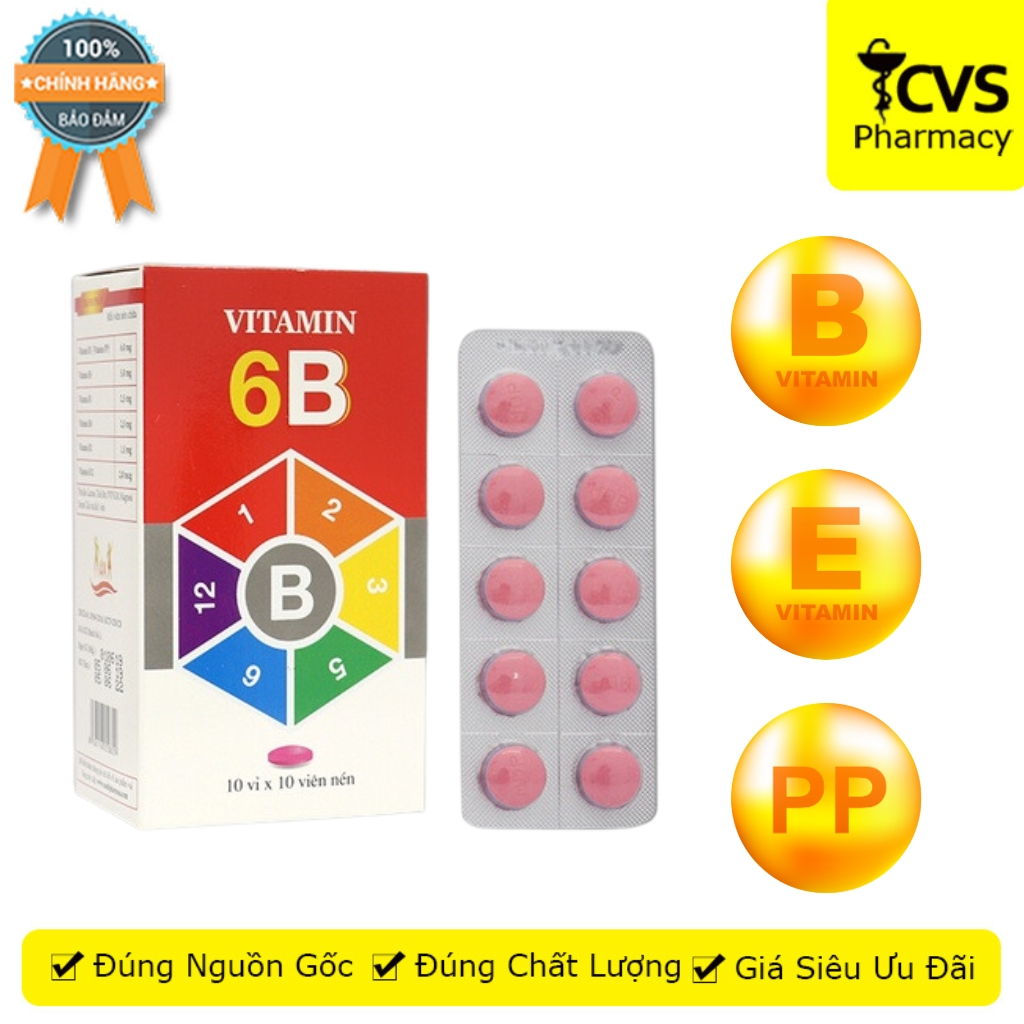 Vitamin 6B Mediphar USA - Bổ Sung Vitamin Nhóm B Giúp Tăng Cường Sức ...