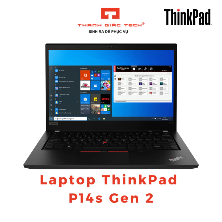 Laptop Lenovo Thinkpad P14s Gen 2 Mobile Workstation Nhập Mỹ Fullbox New 100% - Bảo Hành 1 Năm