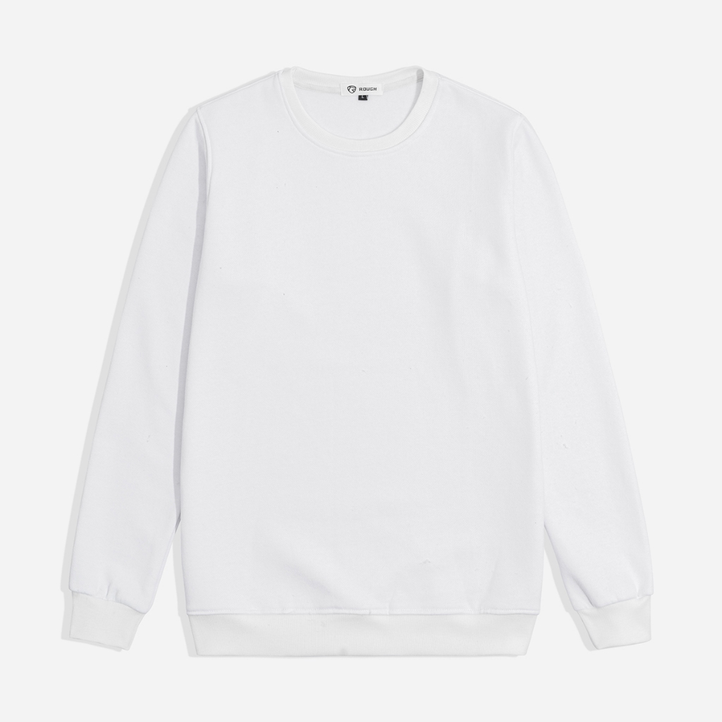 Áo Sweater Nam Nữ ROUGH cổ tròn chất nỉ bông ấm áp