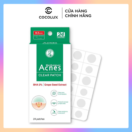 Miếng Dán Mụn Acnes Giúp Giảm Mụn 24 PCS
