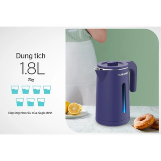 Ấm siêu tốc Sunhouse inox 2 lớp 1,8l, công suất 1500w SHD1353- SHD1351- SHD1355 - Chính hãng - Bảo hành 2 năm - Hỏa tốc