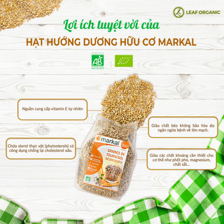 Hạt hướng dương hữu cơ Markal 500g