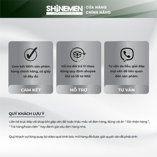 Sữa tắm gội và Rửa mặt 3 in 1 SHINEMEN cho nam, hương nước hoa MINT-MAN 50ml