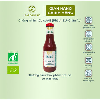 Sốt tương cà ketchup hữu cơ Luce 500g