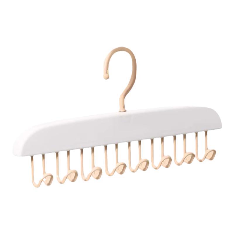 Móc Áo Treo Đồ Tiện Dụng LOẠI NHỰA (M80) Màu Pastel, Móc Treo Đồ Hoặc Dán Tường Treo Đồ Lót, Thắt Lưng, Cà Vạt, Áo Dây