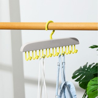 Móc Áo Treo Đồ Tiện Dụng LOẠI NHỰA (MOC80) Màu Pastel  treo đồ lót, thắt lưng, cà vạt, áo dây