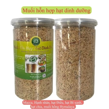 Muối mè muối vừng hạt dinh dưỡng ăn chay keto hạnh nhân, Macca, điều, hạt chia, hạt bí, ngũ cốc ăn kiêng thuần chay