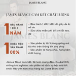 Giày Da Nam James Blanc Giày Lười Nam Da Bò Nhập Mềm Mại Siêu Êm Chân G2687 Đế Cao Su Nguyên Khối Chống Trơn Trượt — ảnh 5