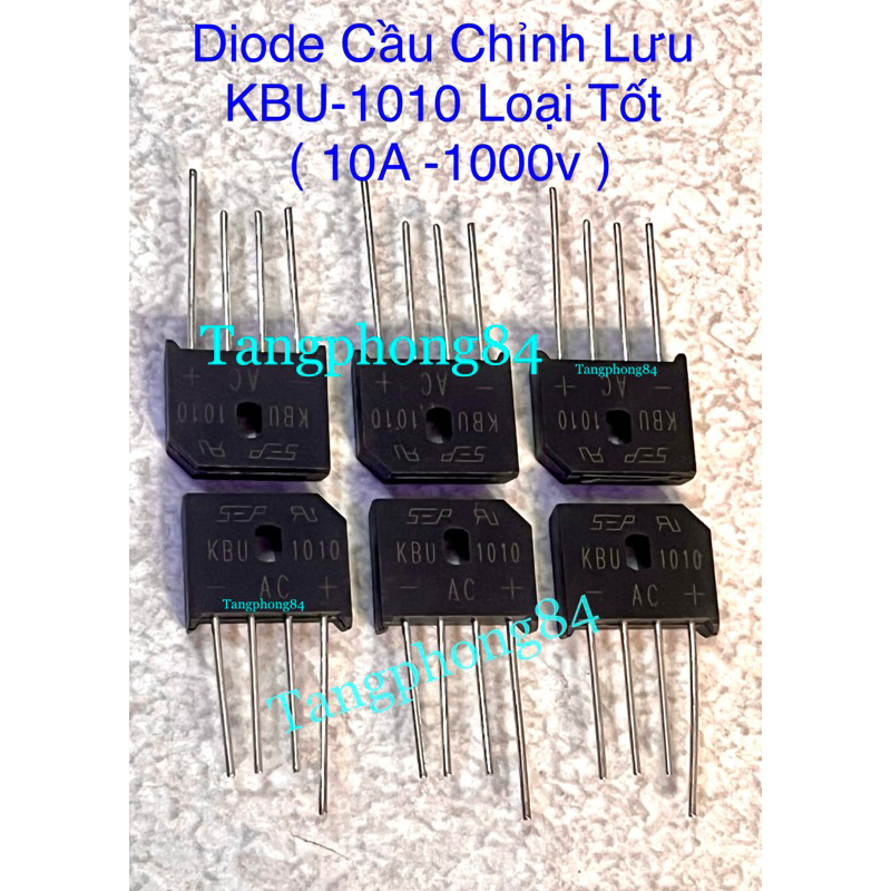 Diode Cầu Chỉnh Lưu KBU-1010 ( 10A-1000v ) Loại Tốt. Giá Bán 2 Cái là ...