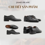 Giày tây nam Derby JB JAMES BLANC Do 15 - Da Bò nguyên miếng, thiết kế đục lỗ tinh tế, mũi giày cao — ảnh 4