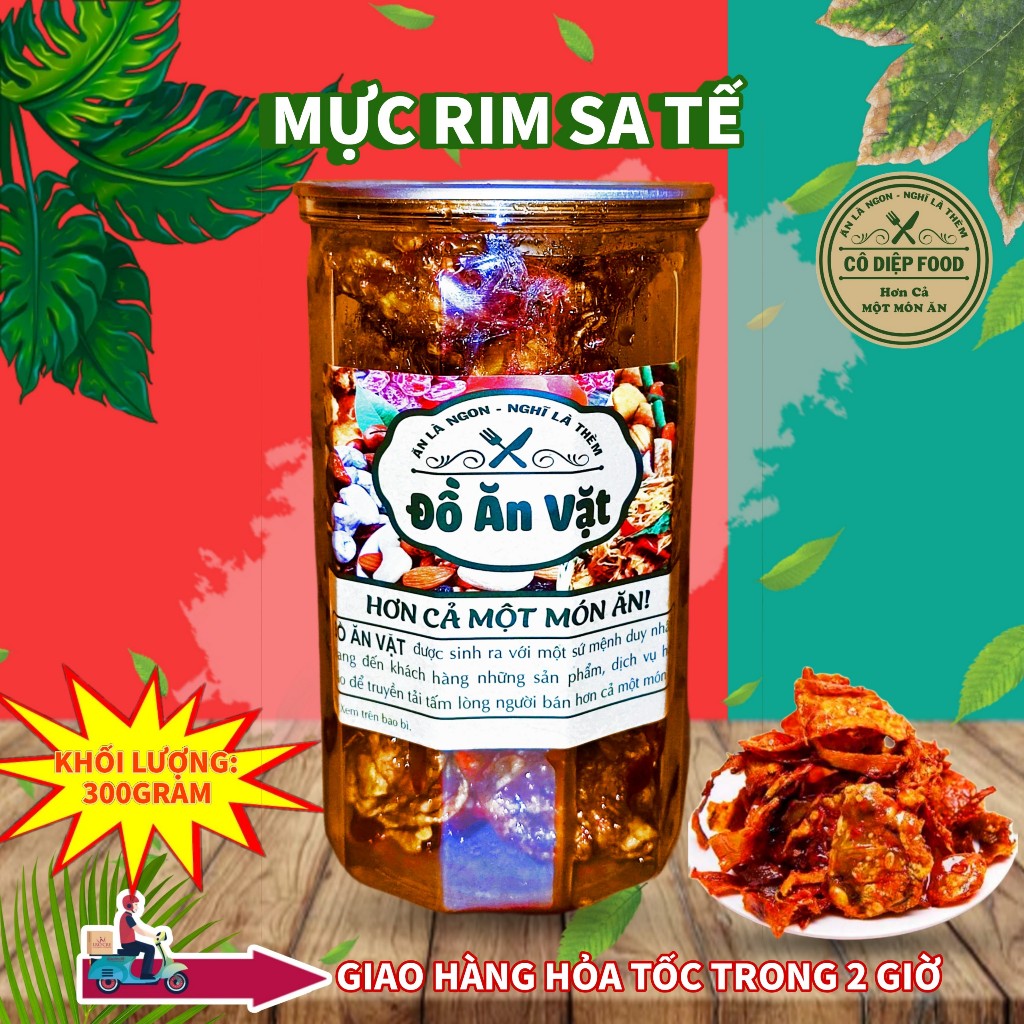 Mực Rim Sate Nguyên Con Lon 300gram | Shopee Việt Nam