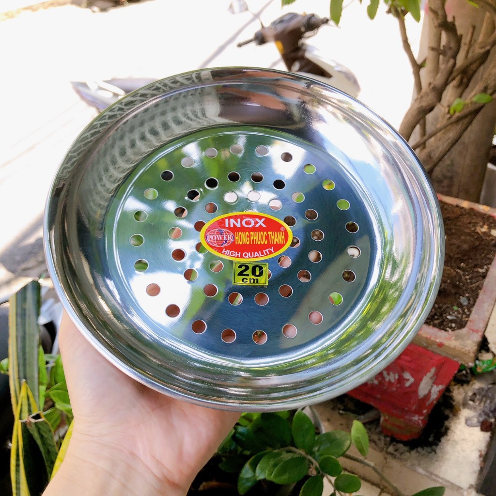 Vỉ hấp Không Chân _ vỉ hâp bỏ nồi lẩu hấp mực hấp tôm hấp thịt - Hồng Phước Thanh