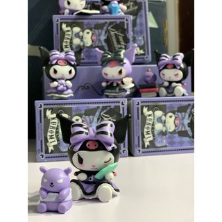 ( CÓ SET 6 CON )Mô Hình Nhân Vật Kuromi Trong Sanrio - trang trí bàn làm việc - làm quà tặng - sưu tầm -màu tím