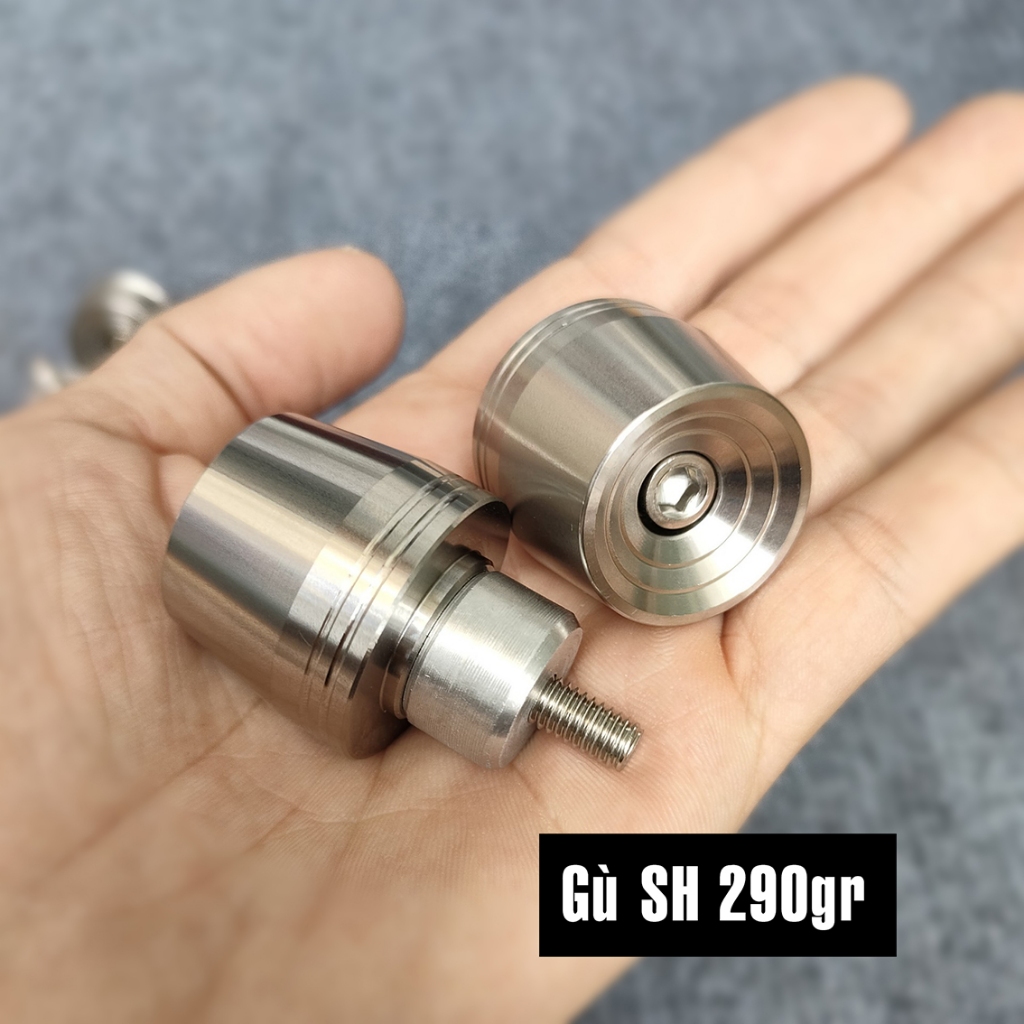 Gù tay lái sh inox 304 tặng kèm nhôm đóng gù salaya gắn đa số dòng xe ...