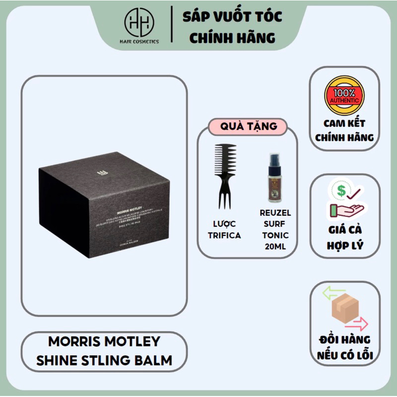[ CHÍNH HÃNG ] Sáp vuốt tóc cao cấp Morris Motley Shine Styling Balm