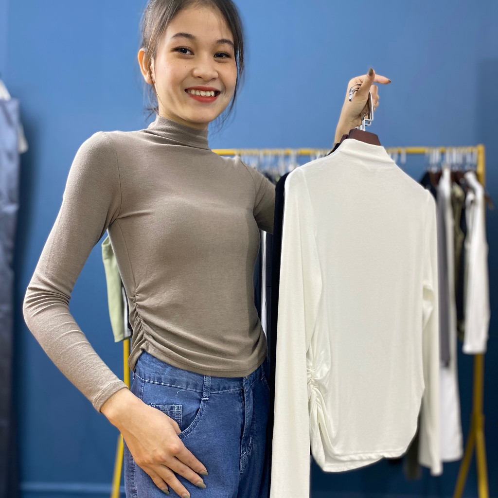Áo Thun dài tay chất liệu cotton, áo dài tay co giãn tốt phong cách trẻ trung năng động LA016-LA017