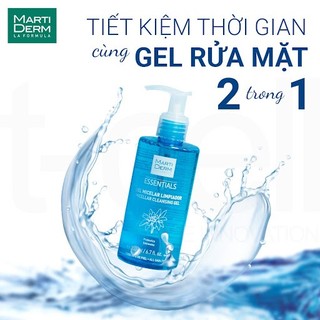 Gel Rửa Mặt Cho Mọi Loại Da - Martiderm Essentials Micellar Cleansing Gel 200ml