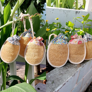 (Mộc Xơ) Túi Tạo Bọt Xà Phòng, Túi Đựng Xà Phòng, Bông Tắm Xơ Mướp, Tẩy Tế Bào Chết