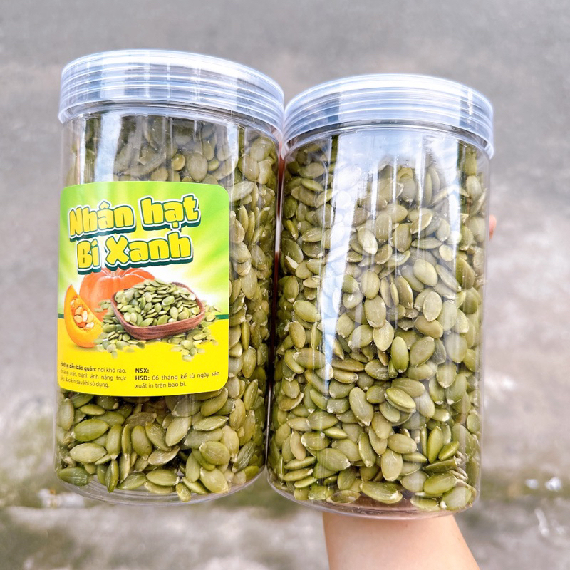 Hạt Bí Xanh Lõi Mộc hàng nhập khẩu loại 1 hộp 450gr