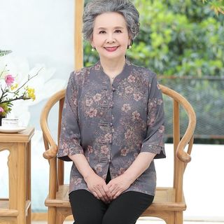 áo cho người lớn tuổi，áo người lớn tuổi cho mẹ，đồ bộ cho người lớn tuổi