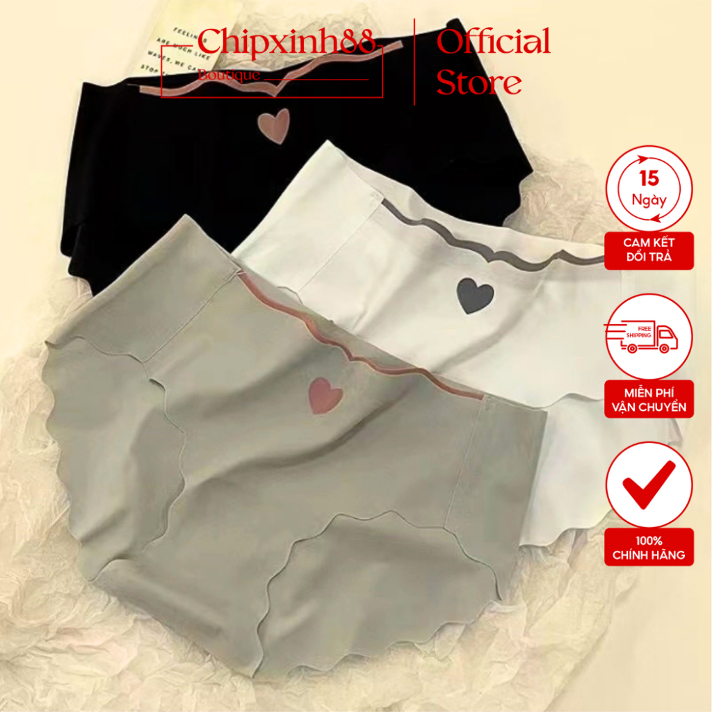 COMBO 10 QUẦN LÓT SU TIM VIỀN LƯỢN SÓNG MS540 | Shopee Việt Nam