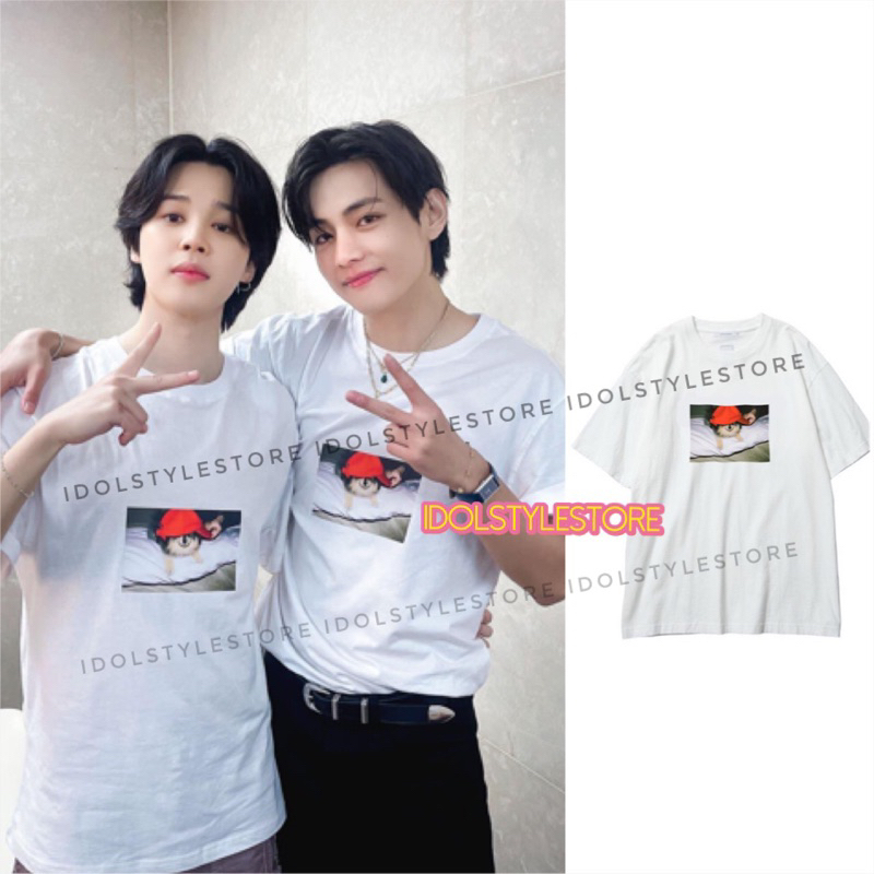 Taehyung BTS V Red Lovers Celine Unisex T-Shirt - Teeruto