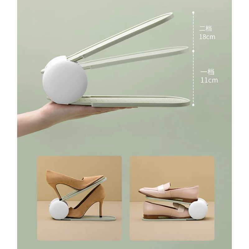 ( Set 10c) Giá để giày 2 lớp tiết kiệm không gian