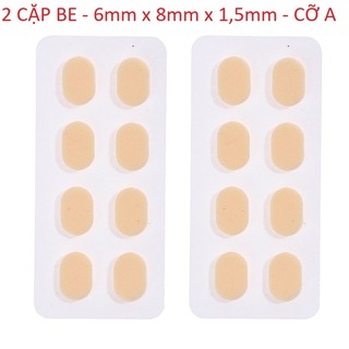 Bộ 2 Cặp Đệm Mũi Gắn Kính Mắt Bằng Xốp Siêu Mềm Chống Rơi