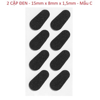 Bộ 2 Cặp Đệm Mũi Gắn Kính Mắt Bằng Xốp Siêu Mềm Chống Rơi